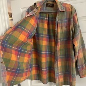 Basic Options Corduroy Button Up 100% cotton sz L